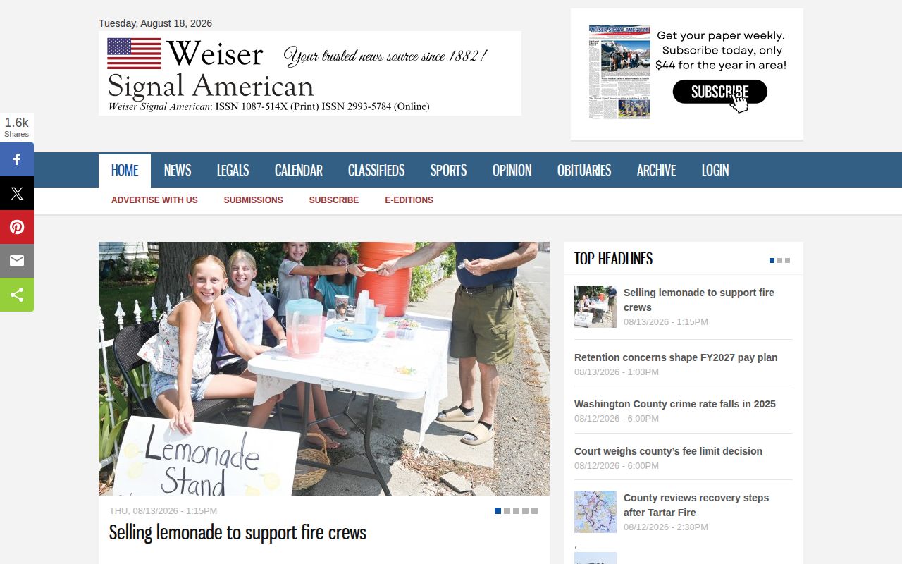 Signal American Washington County local crime news source
